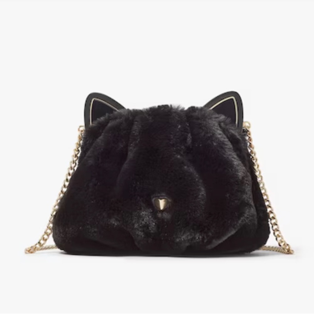 FACTORY SEALED! Kate Spade ♠️ Pitch Purrfect Black Cat 🐈‍⬛ Crossbody